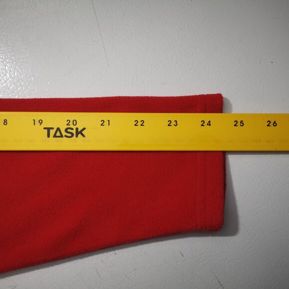 Eddie Bauer Ladies Size Large Red 1/4 Zipper Fleece Pullover - Picture 10 of 11